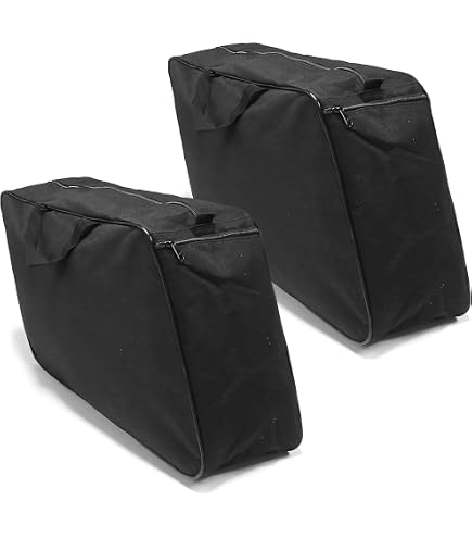 Amazon.com: Bestem (LGKA-NMD17-SDL) Black Saddlebag Liners for